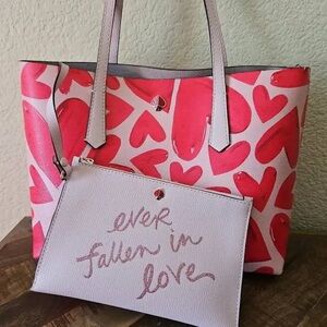 Kate Spade heart tote bag